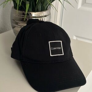 Calvin Klein Black Logo Baseball Cap